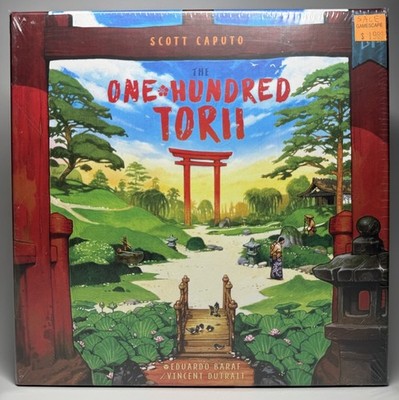 Pencil First Games- The One Hundred Torii Board Game Japanese Garden Tile-Laying