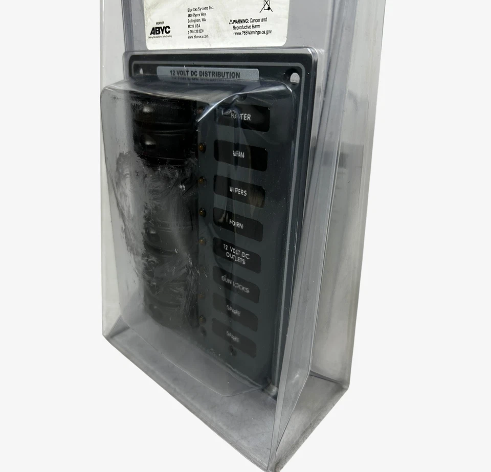 Blue Sea Systems 10129, Power Distribution Panel , 8 Position - 12V - Image 2 of 4