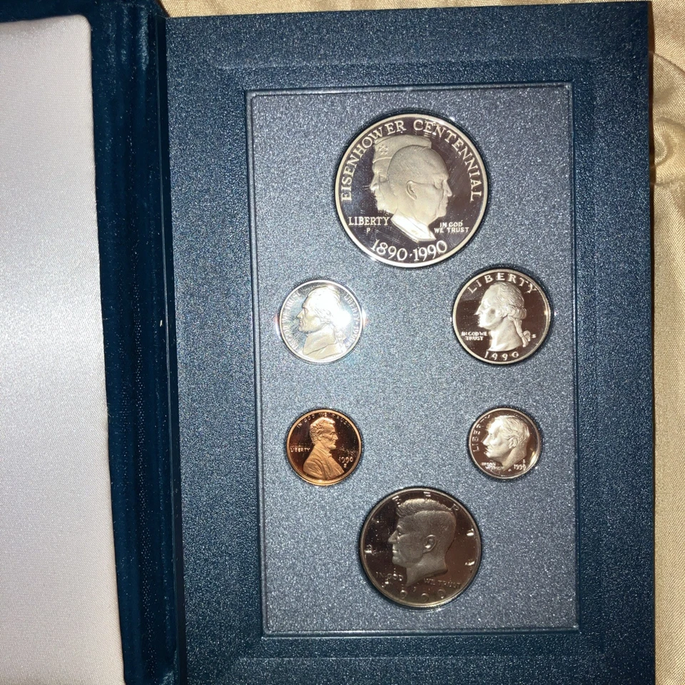 1990 U.S. Mint Prestige Proof Set Original & Complete OGP /COA-110521-60 - Image 3 of 4