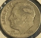1950 D Roosevelt Dime 90% Silver **Free Shipping**