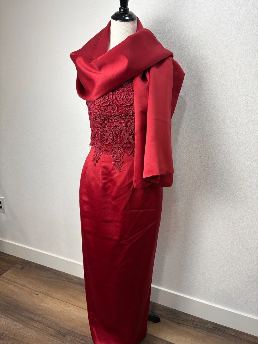 strapless open back dress Mayoral Pleated Velvet Dress main image 1