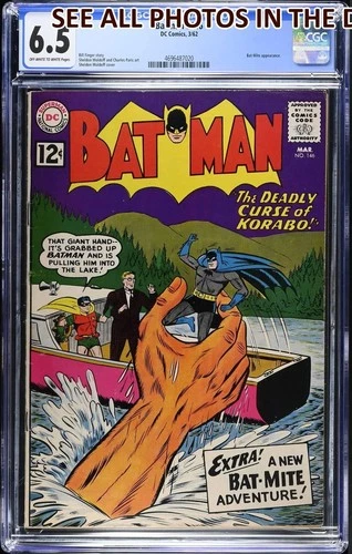 Batman #146 DC Comics CGC 6.5 GRADED Bat-Mite App (HG)