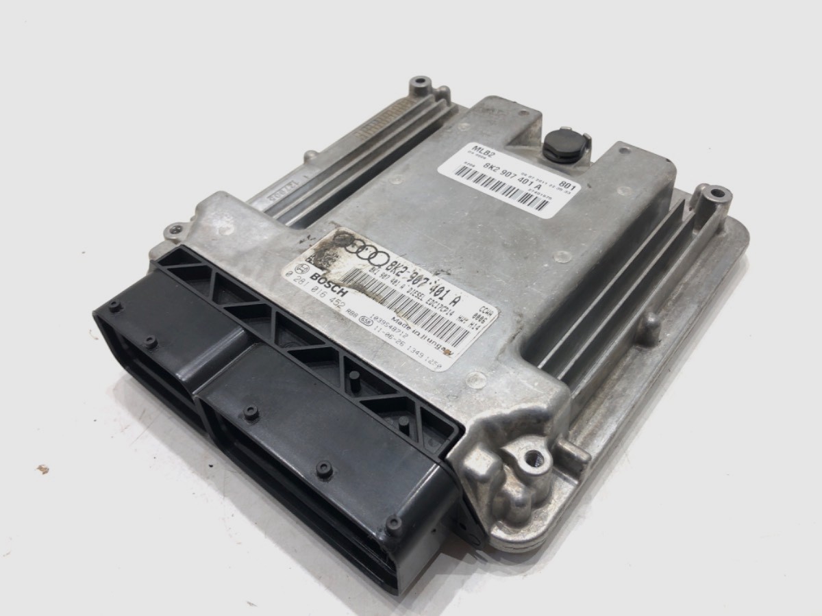BOSCH 8K2907401A 0281016452 ENGINE COMPUTER AUDI A4 B8 1PC