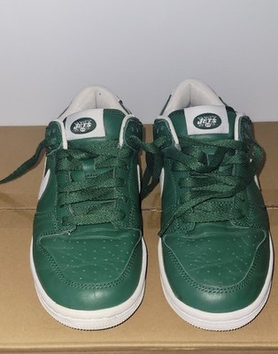 2012 Nike ID dunks low women s Custom JETS green size 7 - Pre-owned 