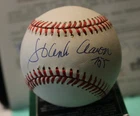 Hank Aaron Signed Official Major League Baseball W/ JSA LOA #X08366 WOW