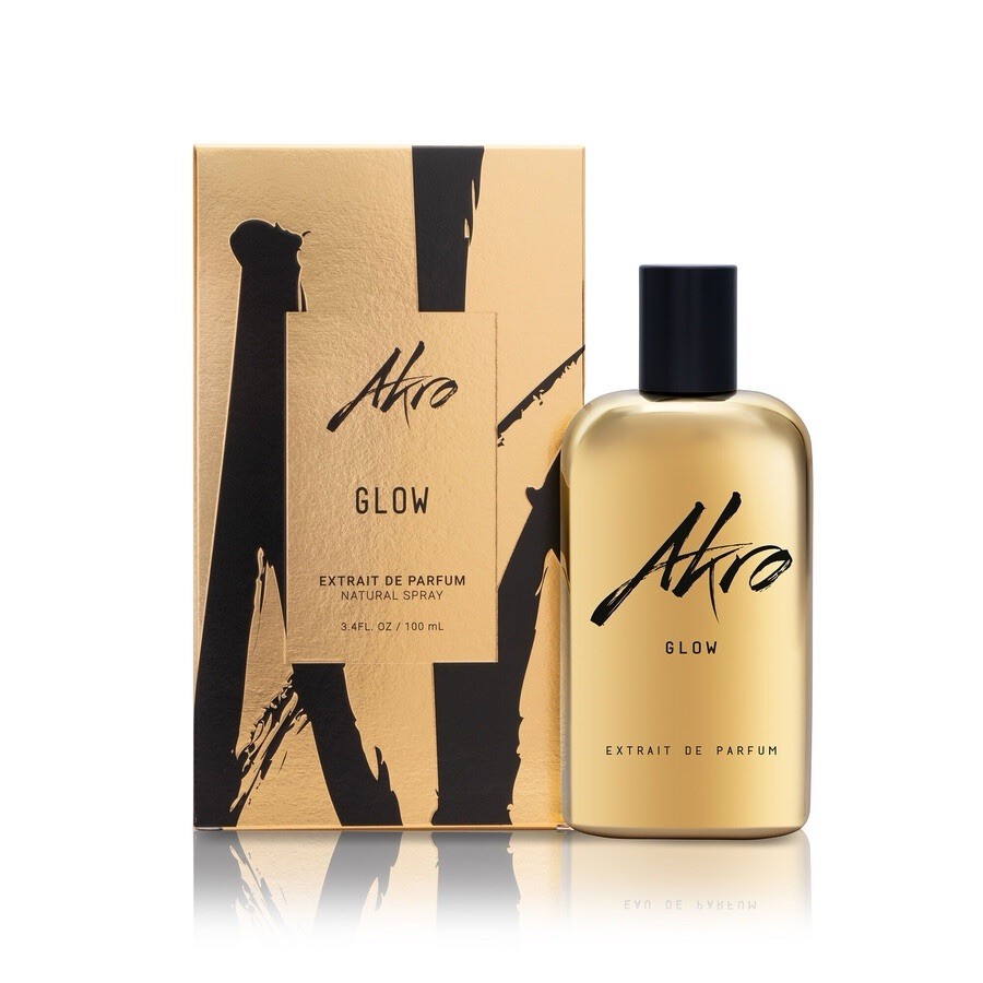 AKRO FRAGRANCE * NICHE BRAND * GLOW  EXTRAIT DE PARFUM  * 3.4 OZ  *NIB* SEALED 