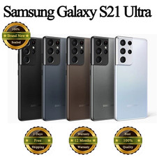 New Sealed Samsung Galaxy S21 Ultra 5G 128GB/ 256GB SM-G998U Factory Unlocked US
