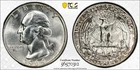 1964 Quarter Silver Coin Damage-UNC Detail