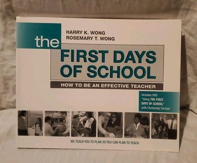 The First Days of School: How to Be an Effective Teacher w/ DVD ~ BRAND NEW