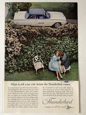 1963 Ford Thunderbird Print Ad Looks Like One Million Dollars