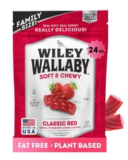 Licorice 24 Ounce Classic Gourmet Soft & Chewy Australian Red Licorice Candy Twi