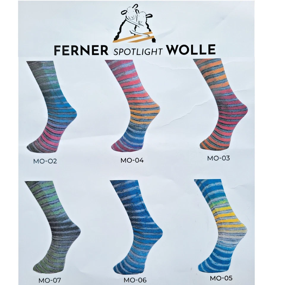 FERNER WOLLE Ferner SPOTLIGHT Lungauer Sockenwolle 4-fach mit Merinowolle u. Mohaireffekt