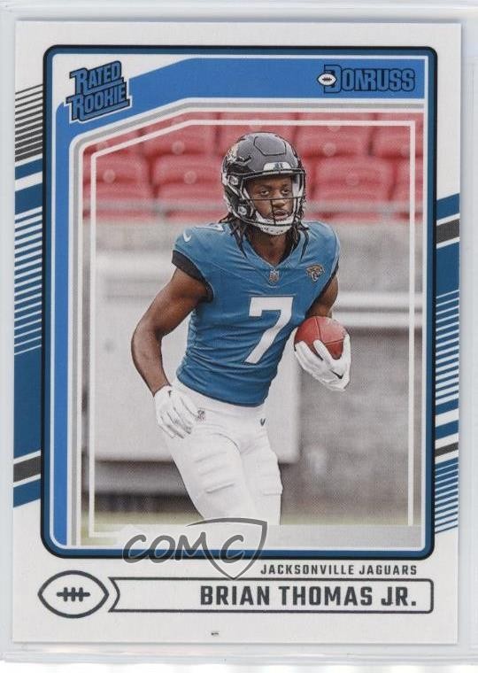 2024 Panini Donruss Rated Rookie Brian Thomas Jr #313 12g7