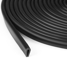 Tondiamo Rubber U Channel Edge Trim Door Seal Strip Fits Edge Up To 1/16 Inch
