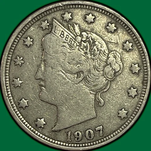 1907-P Liberty Nickel — photo from another recent sale