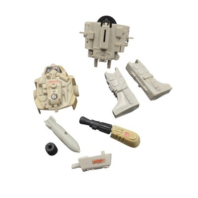 80s GI Joe COBRA SNAKE Armor CLAW TROUBLE BUBBLE Parts Legs Arms Bomb ChestPlate