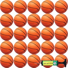 40Pcs Mini Basketball Set, 6" Inch Small Basketballs with Pump for Over The D...