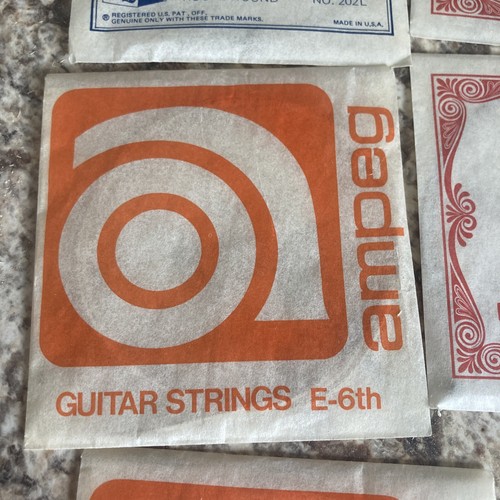 Vintage Lot Of Guitar Strings Martin, Fender, Ernie Ball In Packages - Picture 3 of 9