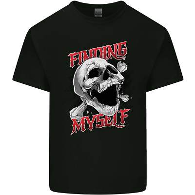 Finding Myself Skull Herren Maglietta Tee Top