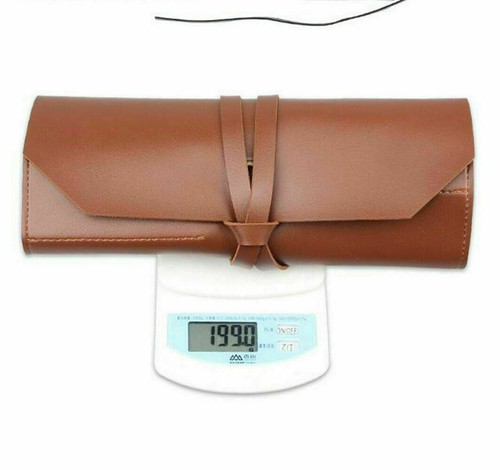 New Equipment Roll Pouch Leather Tool Pouch Wrench Tool Knife Chisel Storage Bag - Picture 5 of 8