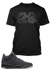 23 Graphic Tee Shirt to Match Air J3 Flyknit Sneaker Sport Big Tall or Small Tee