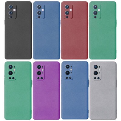 For OnePlus 9 9Pro 9R 1+9RT RockSand Matte Rubber Silicone case back shell cover