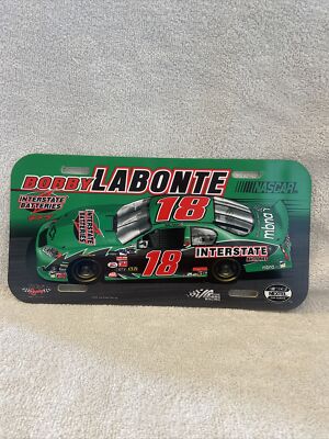 Bobby Labonte #18 Interstate Batteries Car Tag Plastic  #19