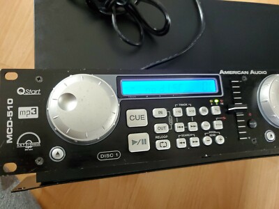 2 piece American Audio MCD-510 bundle -Dual CD, MP3 player | eBay
