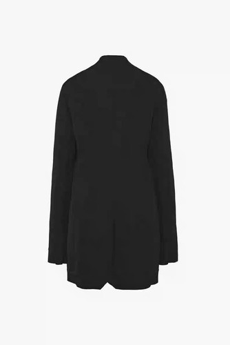 Women's Round Neck Suit Medium Length Jacket coat - Picture 5 of 12