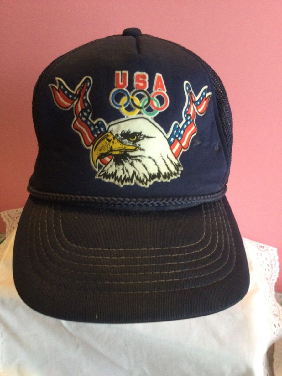 Clutch USA Olympic Team Mean Cap Hat Blue Eagle Clutch Snapback