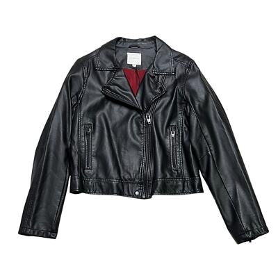 Thread & Supply Women s Arcadia Faux Leather Jacket - Motorcycle Black (NWT) - M