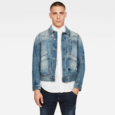 New G-Star Raw 5650 Slim Denim Jeans Jacket XS trucker coat shirt