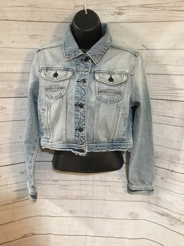 Juniors Cropped Jean Jacket Light 