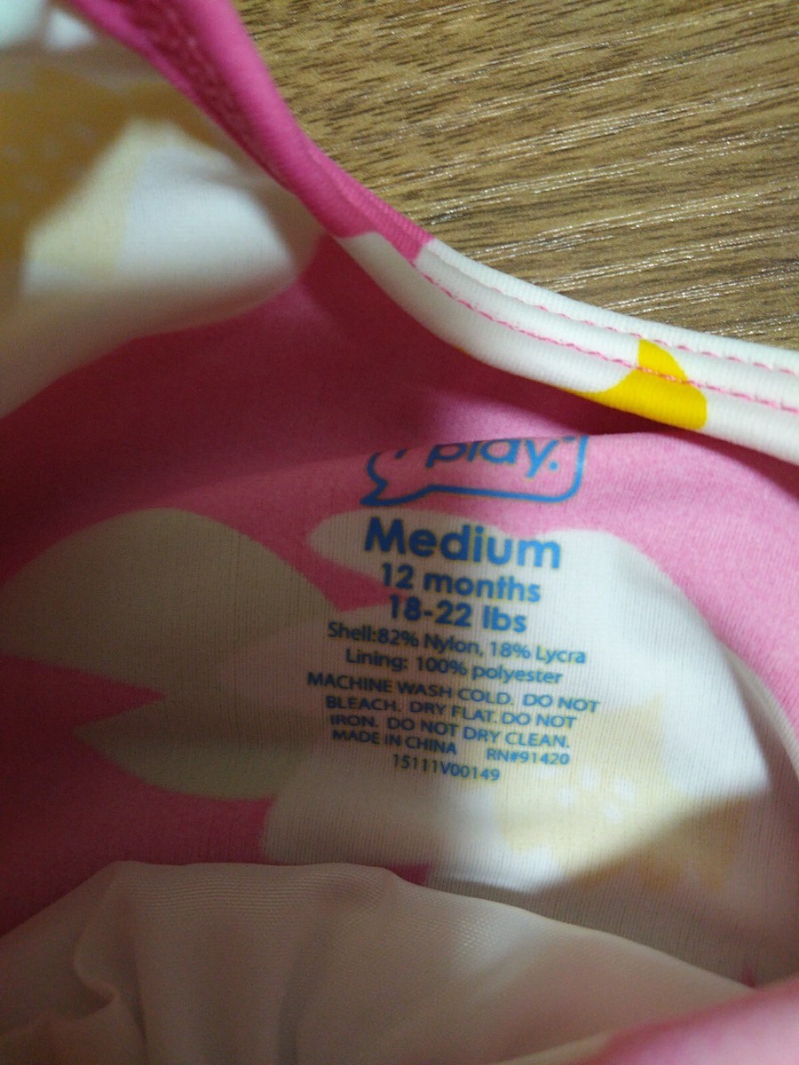 I play Bathing Suit with Swim Diaper Built In Lot of 2 Medium | eBay