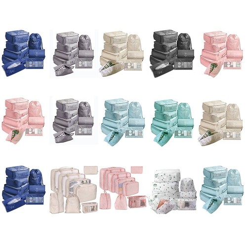 Travel Organizer Storage Supplies Mesh Pocket Nylon Fabric Storage Bags