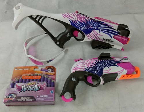 Paquete NERF Rebelle - Revenge / Funda / Guardián / Gafas / 12 dardos | eBay