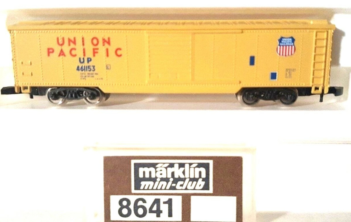 N Z Scale Marklin Mini-Club 8641 Union Pacific 50' Box Car