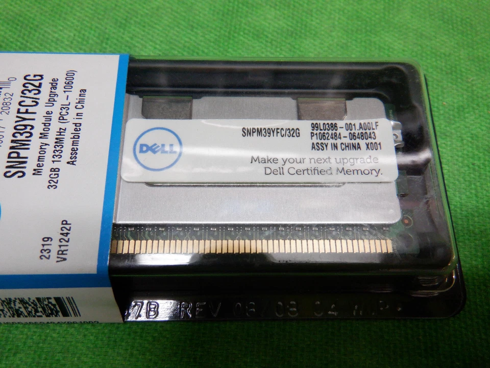 DELL Samsung SNPM39YFC/32G  32GB 4RX4 PC3L-10600L ECC REG SERVERE MEMORY NEW - Image 4 of 4