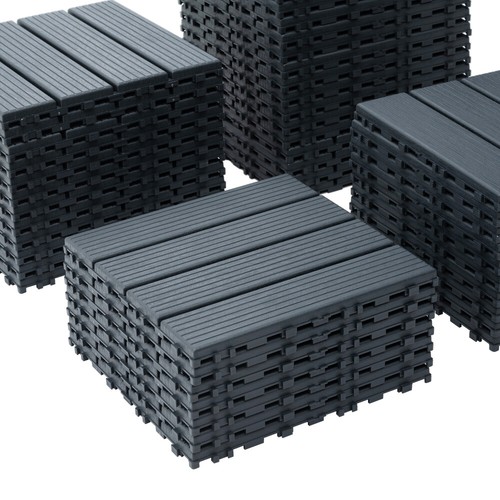 Waterproof Plastic Deck Tiles 44pc – 12x12" for Patio, Poolside & Backyard - Picture 5 of 14