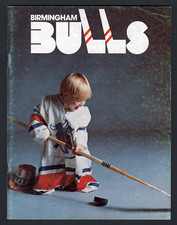 1976-77 Birmingham Bulls Program 8-5 Phoenix Roadrunners 01-04-77 Paul Henderson