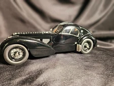 CMC 1938 Bugatti 57 SC Atlantic Coupe Black 1:18 Scale Inv. #3517