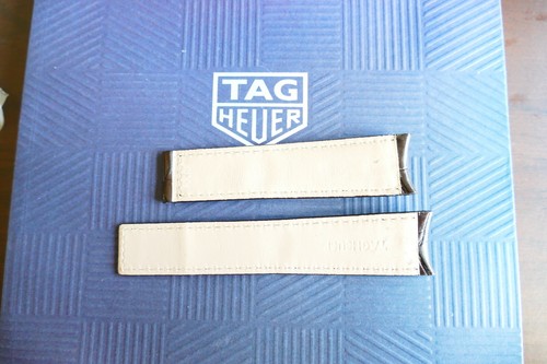 TAG Heuer Carrera FC6291 brown leather watch strap CAS WV WAS WAR CV CAS 20mm - Picture 15 of 24
