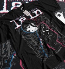 T-shirt Serial Experiments Lain maglietta cyberpunk anime manga regalo maglietta unisex