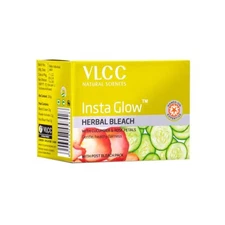 VLCC Insta Glow Herbal Bleach Cream 27g for Sensitive Skin Fairness Care