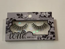 IONI 3D Faux Mink False Fake Lashes In WISPY  FEATHERY FLARE