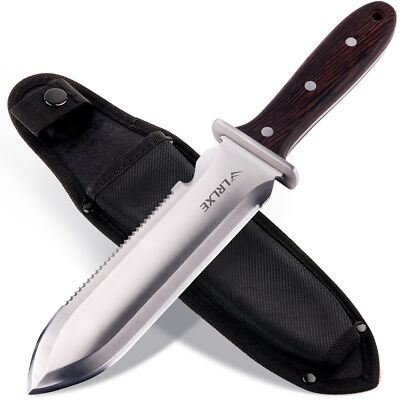 LRLXE Hori Hori Knife-Heavy Duty Stainless Steel Gardening Knife Tool,Garden ...