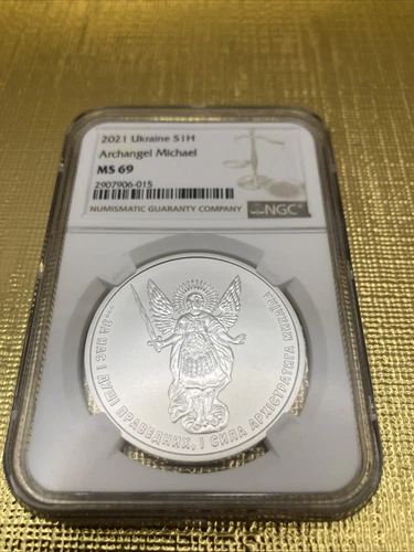 2021 Ukraine Archangel Michael NGC MS69