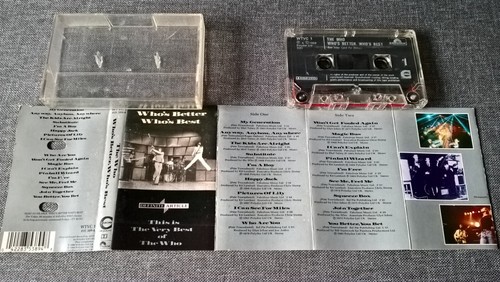 THE WHO - WHO'S BETTER WHO'S BEST . Cassette Tape. - Picture 2 of 4