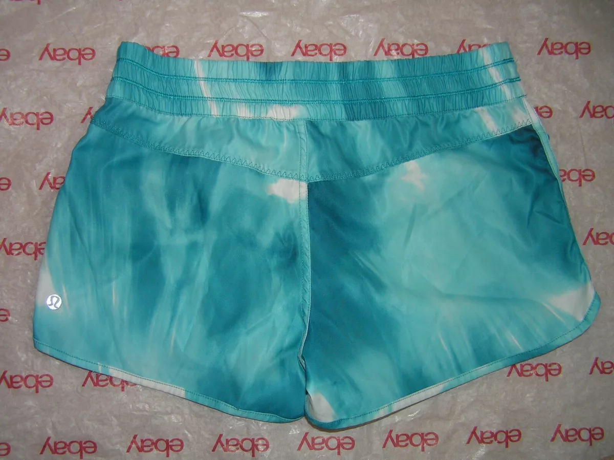 LKNEW LULULEMON PARADISE SHORT SHORTS TIE DYE SIZE 6