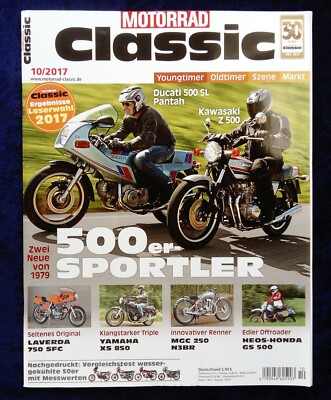 Motorrad Classic 10.2017 Ducati 500 Pantah, Kawasaki Z 500, Laverda 750 SFC, 